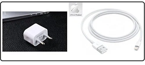 100% Original Apple iPhone USB Fast Charging Power Adapter With Data Cable For Apple iPhone 5 / 5S / 6 / 6S / 7 / 7 Plus With 3 Months Replacement Warranty