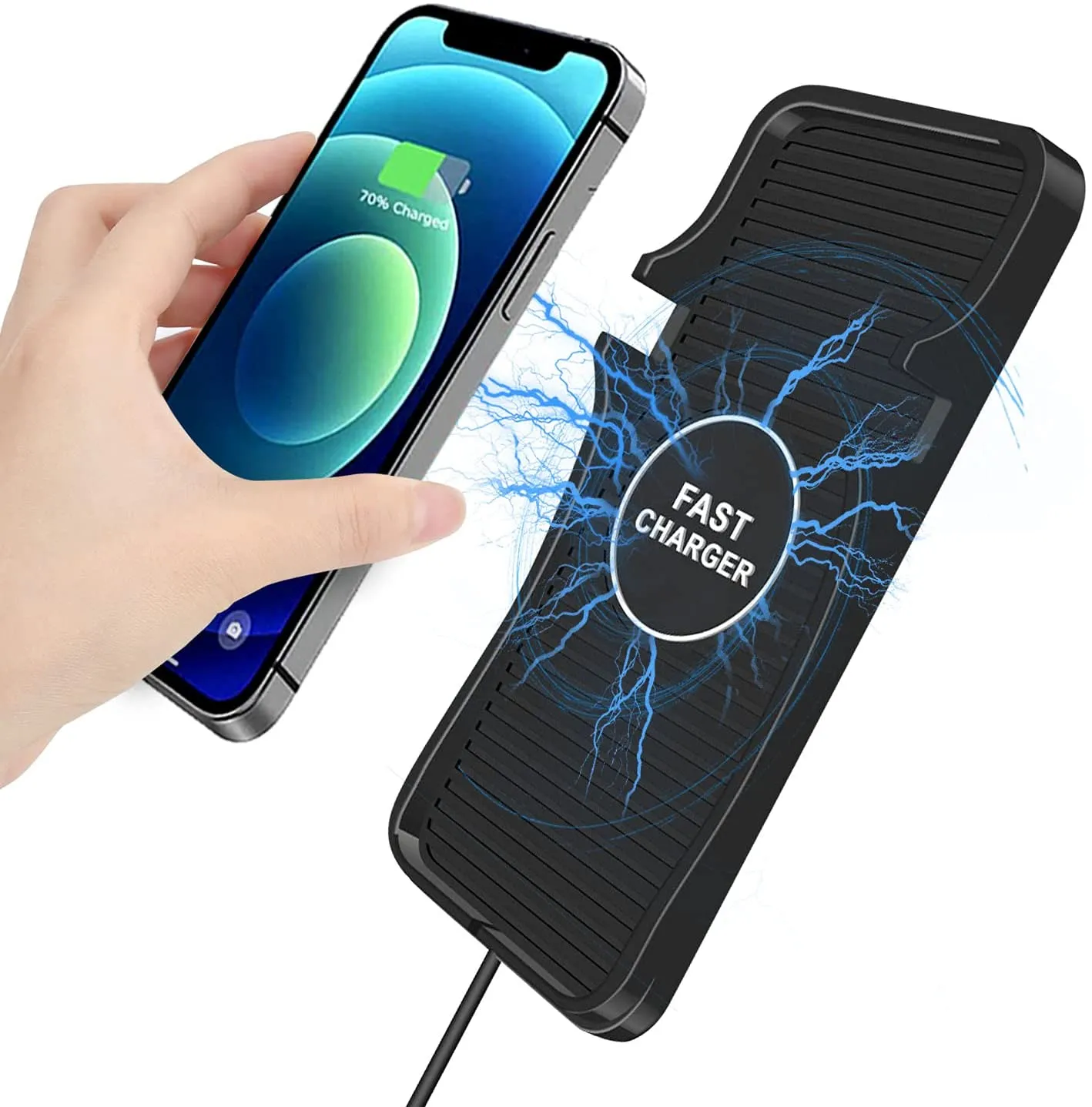 10W Car Phone Fast Wireless Charging Pad