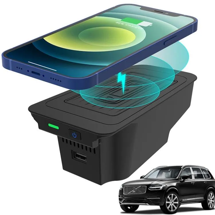 10W Fast Qi Wireless Charger for Volvo S60 (2019-2021) - Efficient and Safe Charging Solution