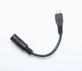 10x DC Jack to Micro-USB B Male Connector Adapter 5V Power Cable 5.5mm/2.1mm