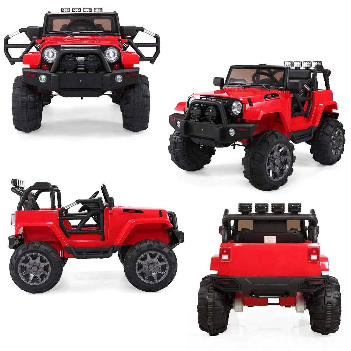 12V Ride On Car Kids W/ MP3 Electric Remote Control Red