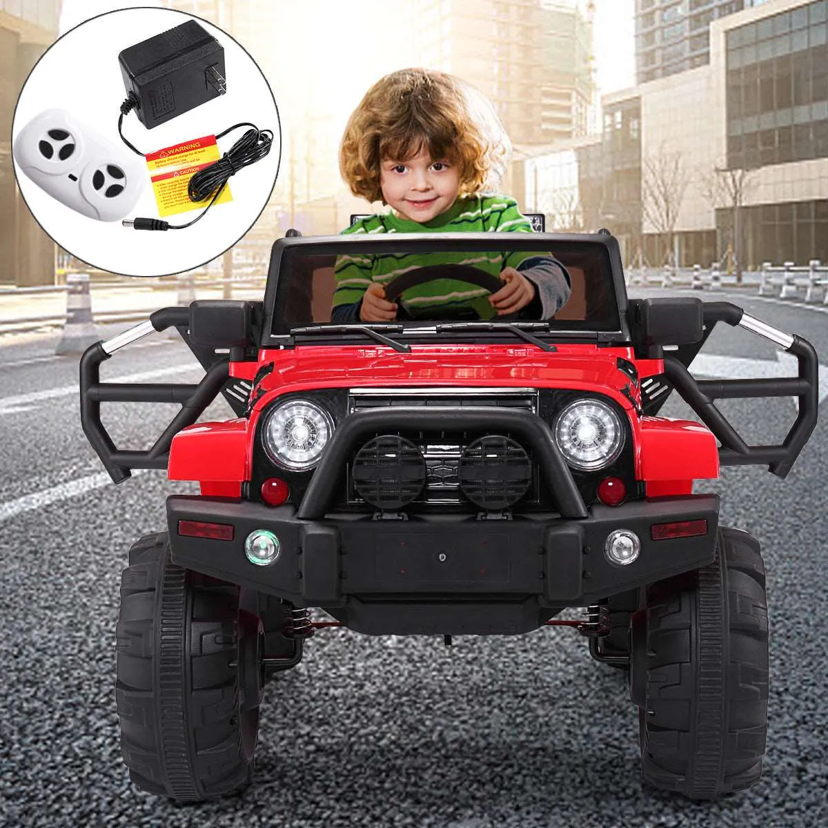 12V Ride On Car Kids W/ MP3 Electric Remote Control Red