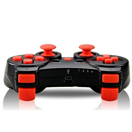 2pcs Pack Wireless Controller Dual Vibration Sixaxis Gamepad for Sony PS3 PlayStation 3