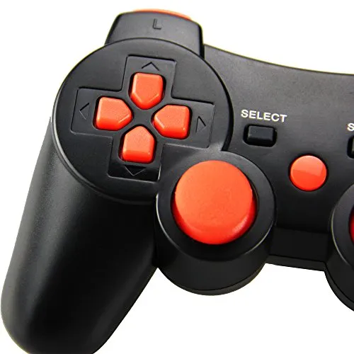 2pcs Pack Wireless Controller Dual Vibration Sixaxis Gamepad for Sony PS3 PlayStation 3