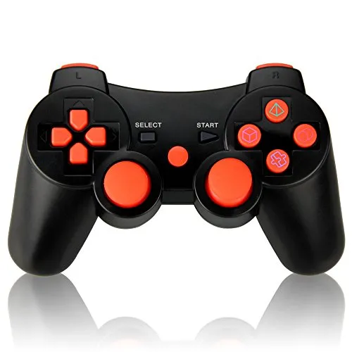 2pcs Pack Wireless Controller Dual Vibration Sixaxis Gamepad for Sony PS3 PlayStation 3