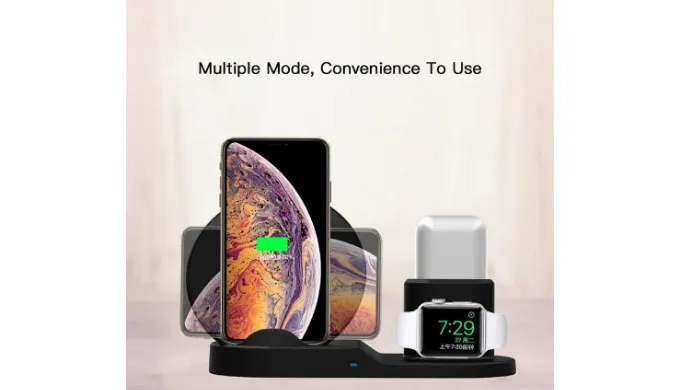 3 in 1 Wireless Charging Dock for Apple Watch, iPhone and Airpods - Ships Quick!