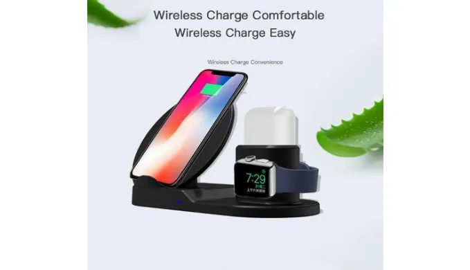 3 in 1 Wireless Charging Dock for Apple Watch, iPhone and Airpods - Ships Quick!