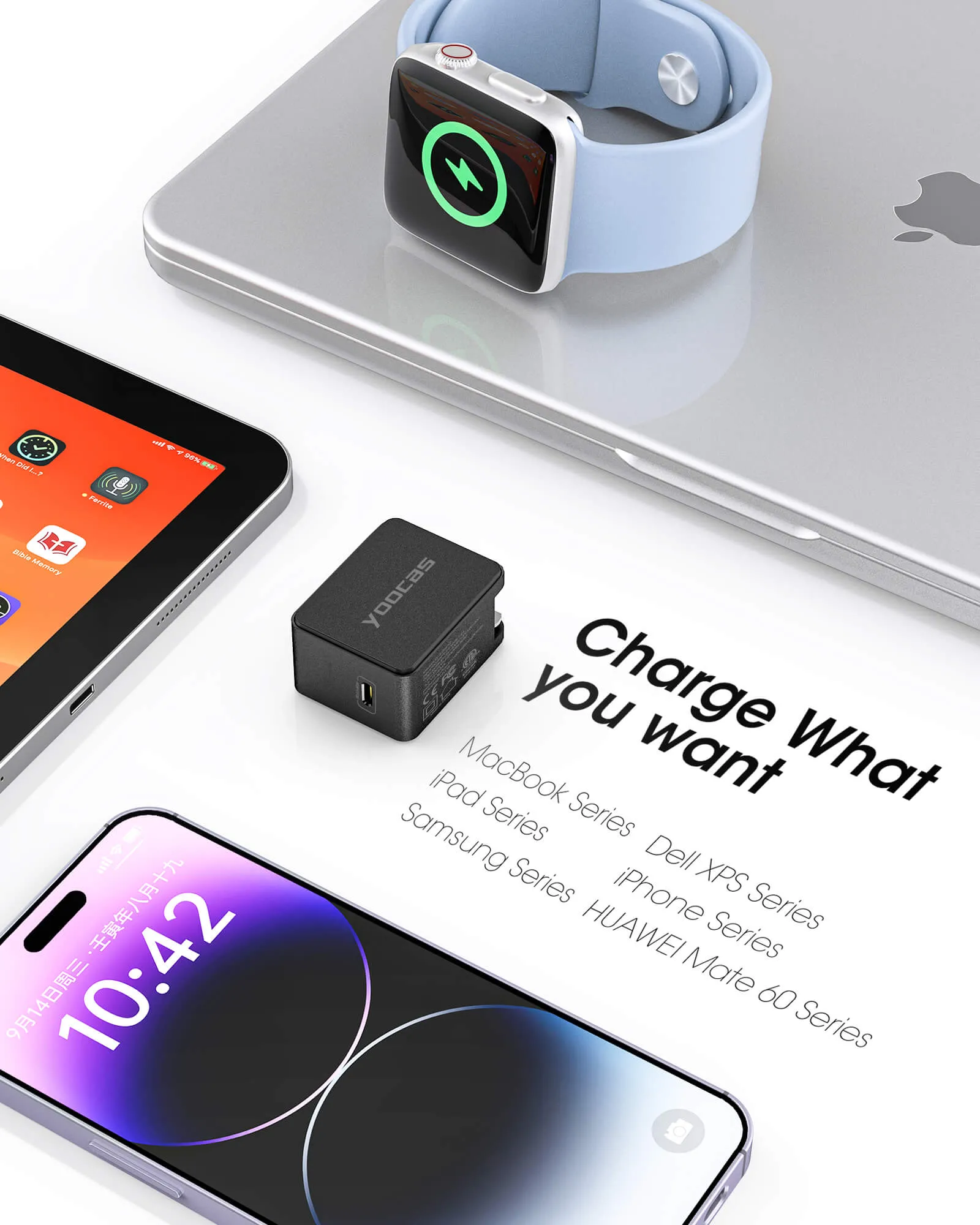 45W USB C Fast Charger: Ultra-Portable, GaN charging plug