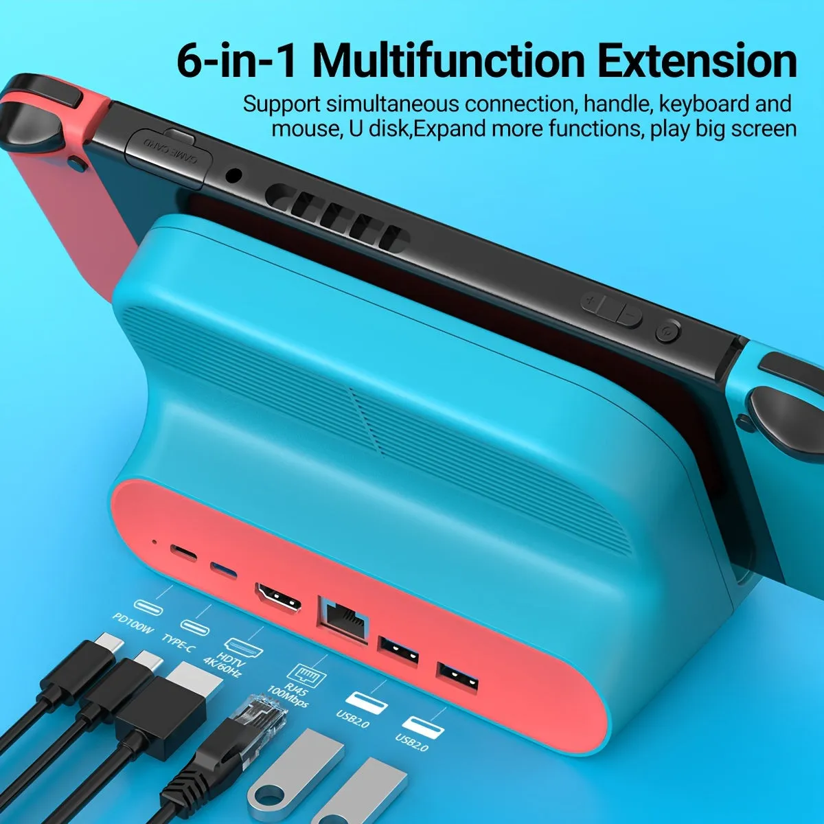 4K60Hz Switch Dock Enhance Your Switch Gaming Experience