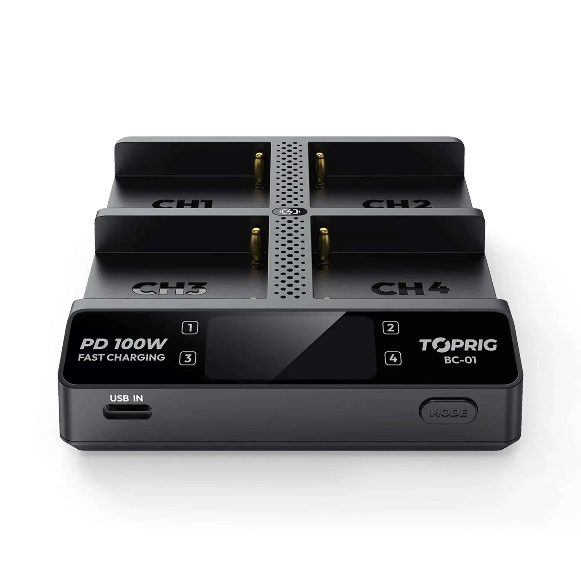 Accsoon Toprig 100W 4-Bay NP-F Fast Charger