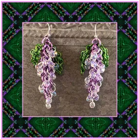 All Locked Up Wisteria Earrings