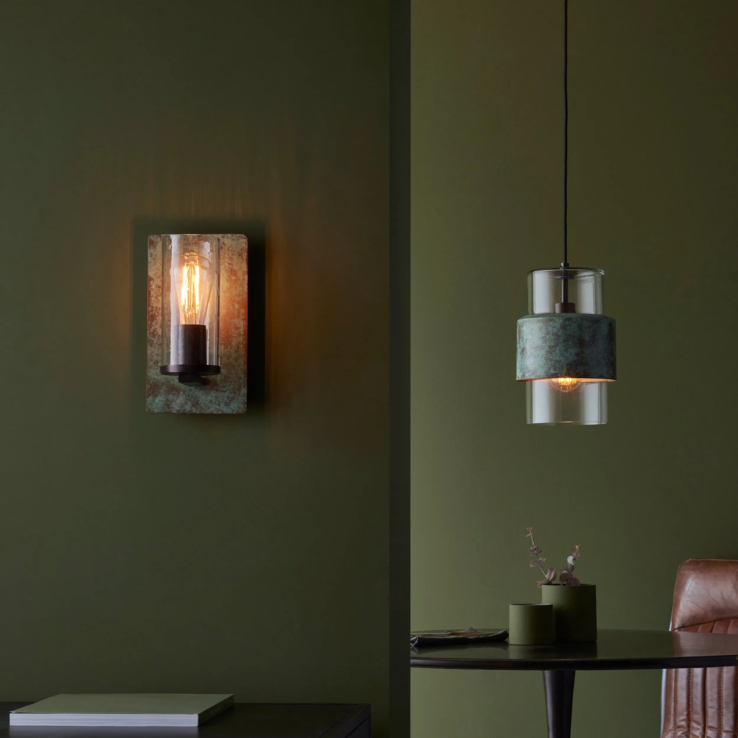 Amos Cattelan Pendant Verdigris