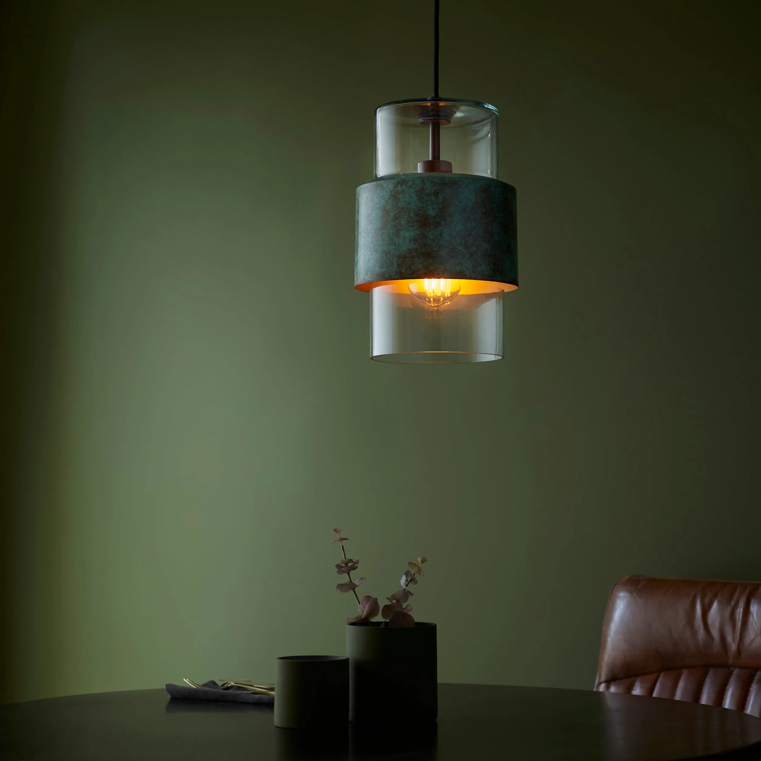 Amos Cattelan Pendant Verdigris