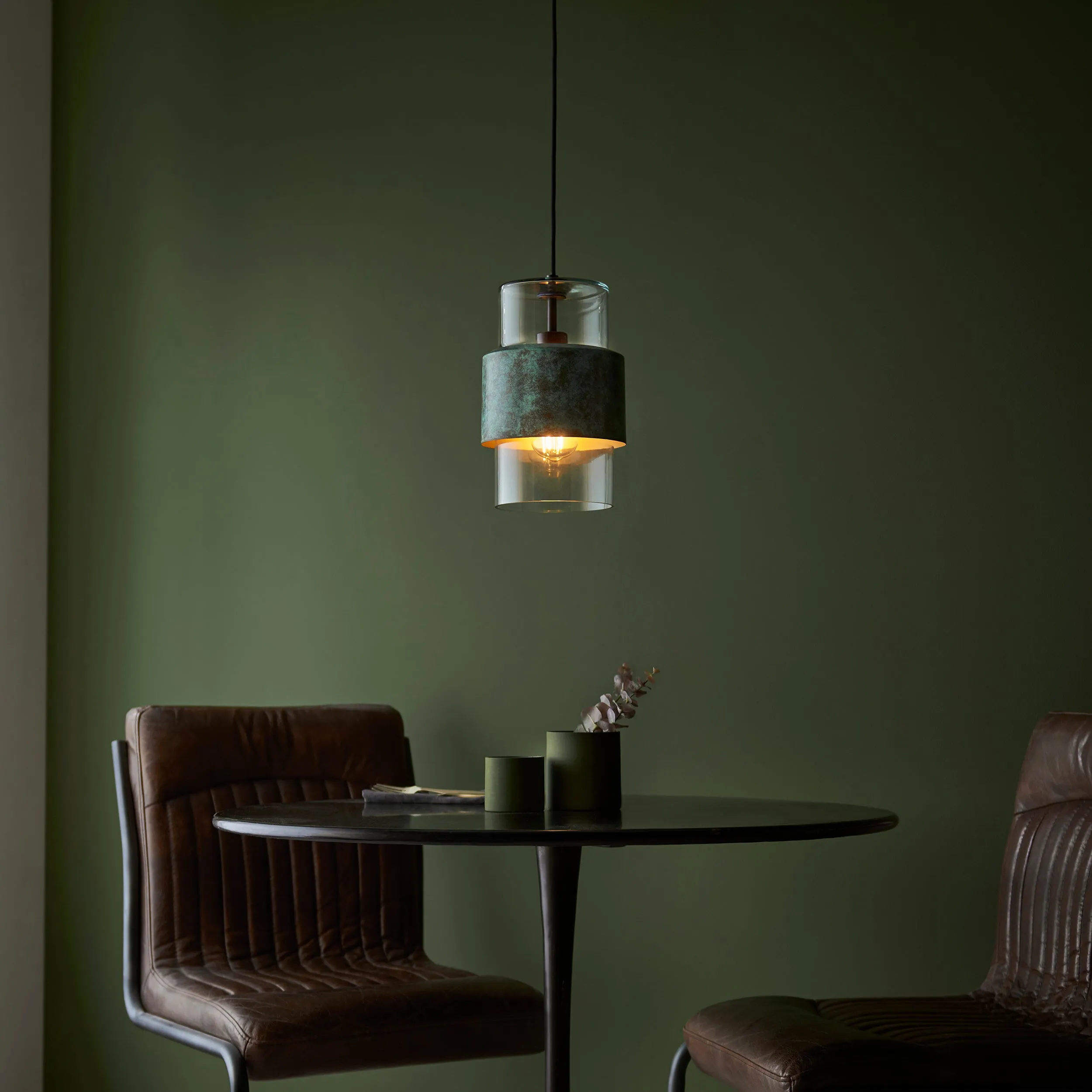 Amos Cattelan Pendant Verdigris