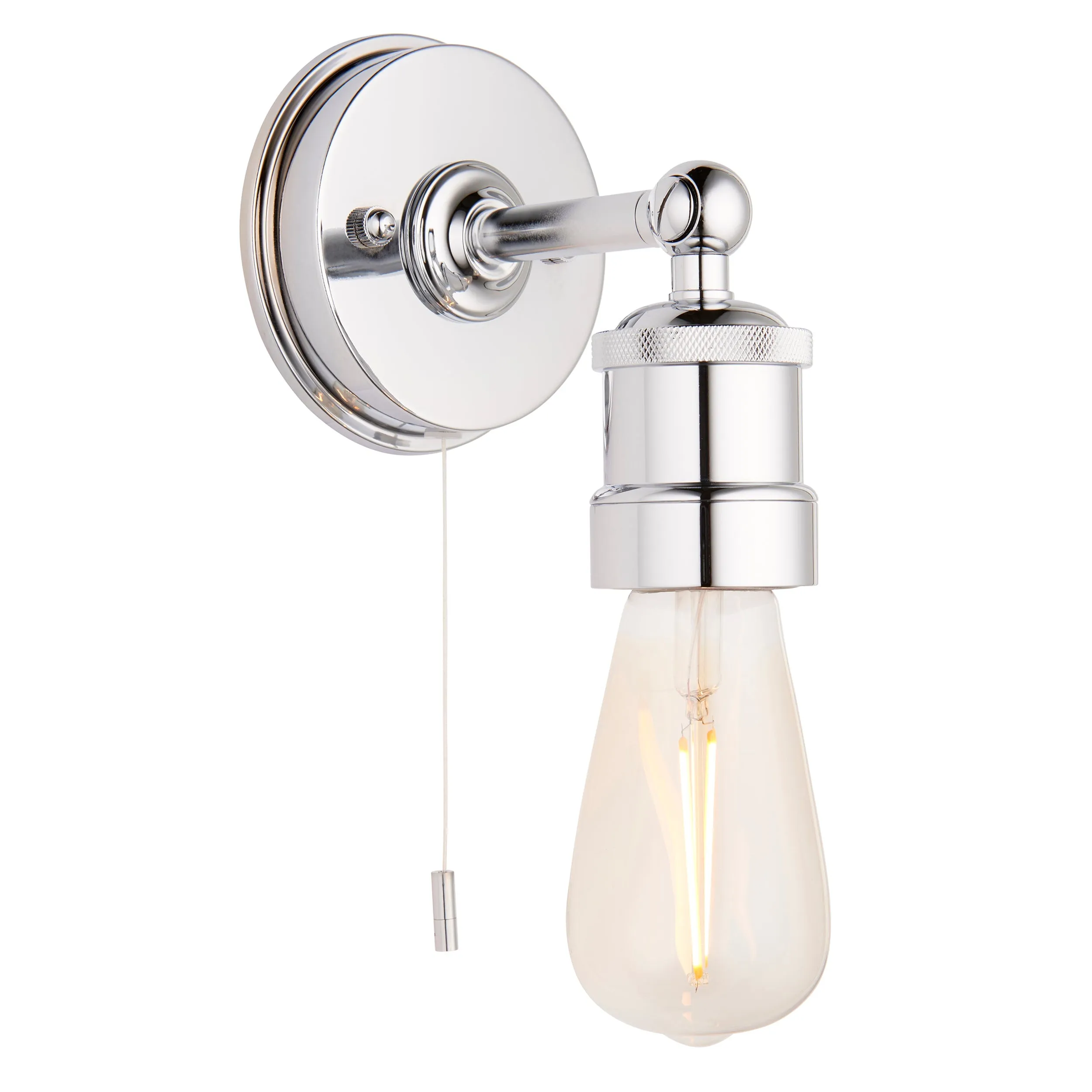 Amos Hartland Bathroom Wall Light Chrome