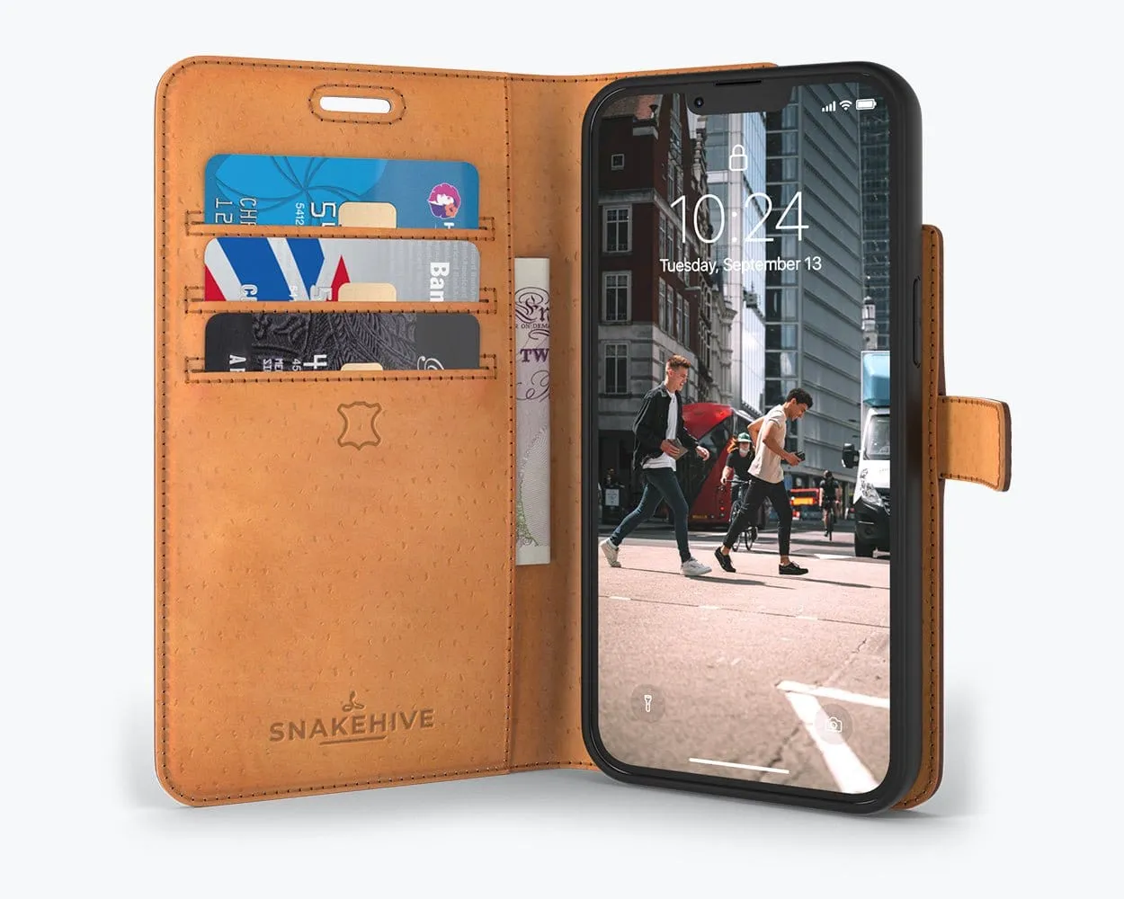 Apple iPhone 13 Pro Max - Vintage Leather Wallet