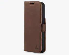 Apple iPhone 14 Pro - Vintage Leather Wallet (Side Clasp)