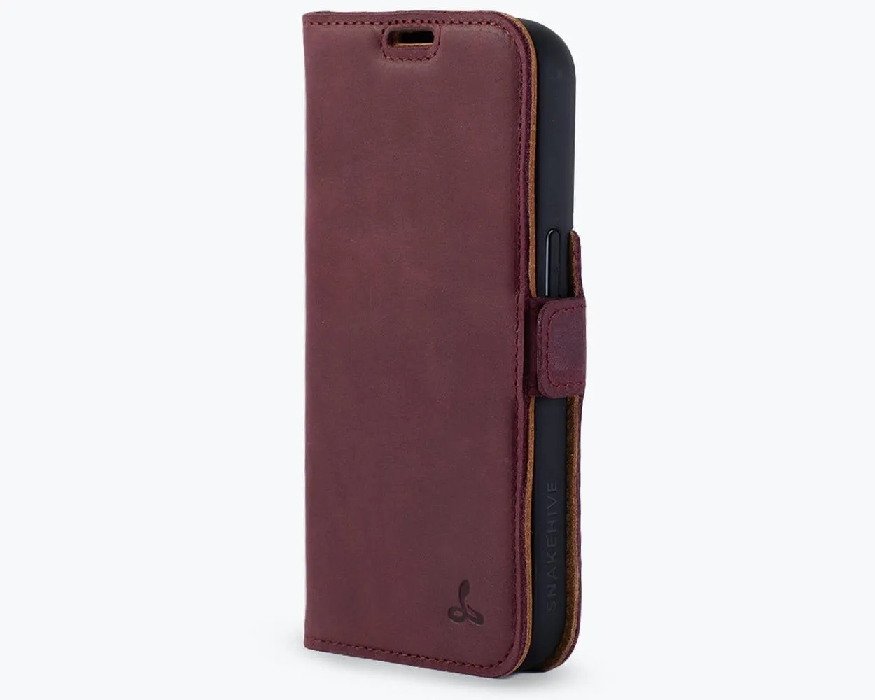 Apple iPhone 14 Pro - Vintage Leather Wallet (Side Clasp)