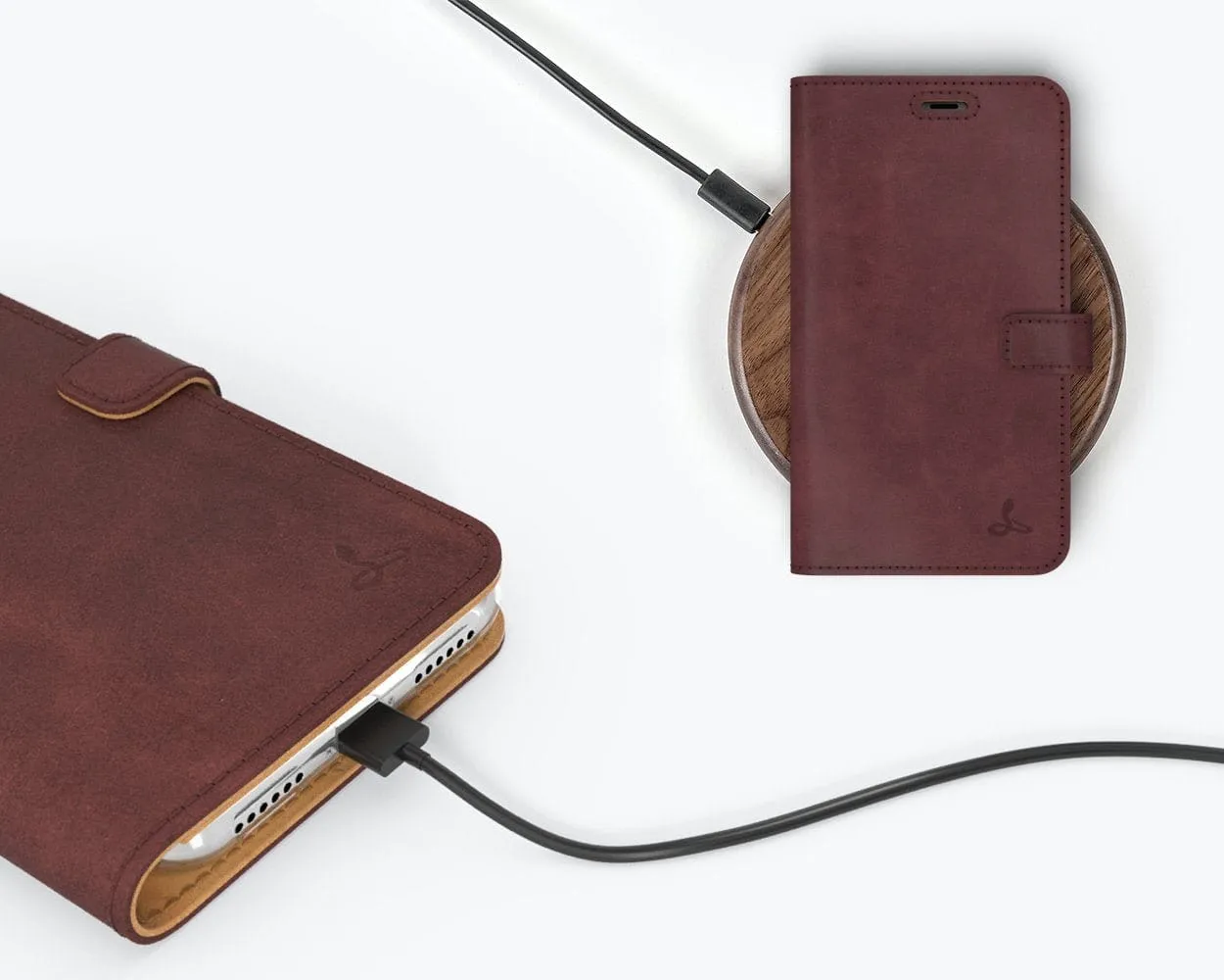 Apple iPhone X/XS - Vintage Leather Wallet (Almost Perfect)