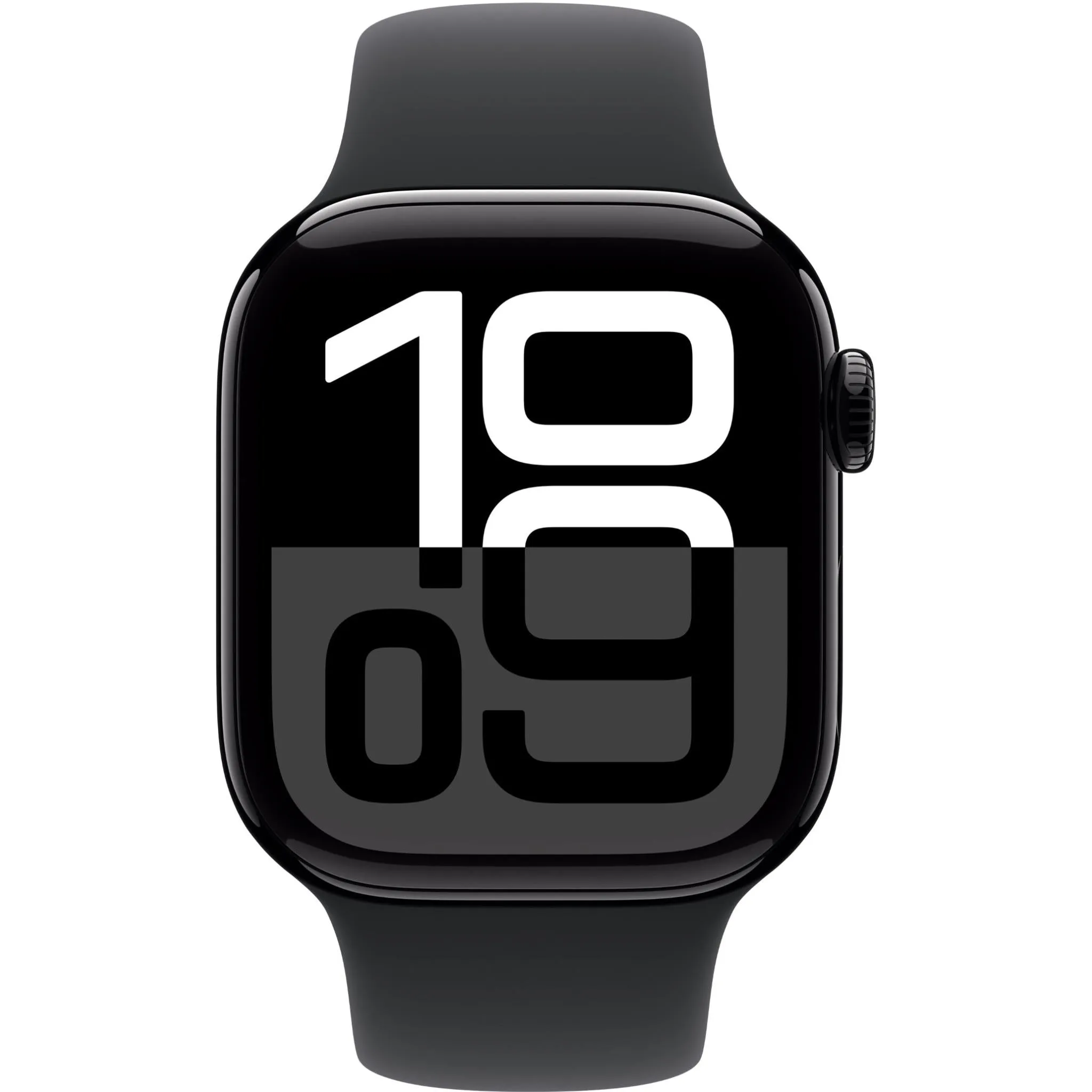 Apple Watch Series 10 42mm Jet Black Aluminium Case GPS Sport Band (S/M) [Black]