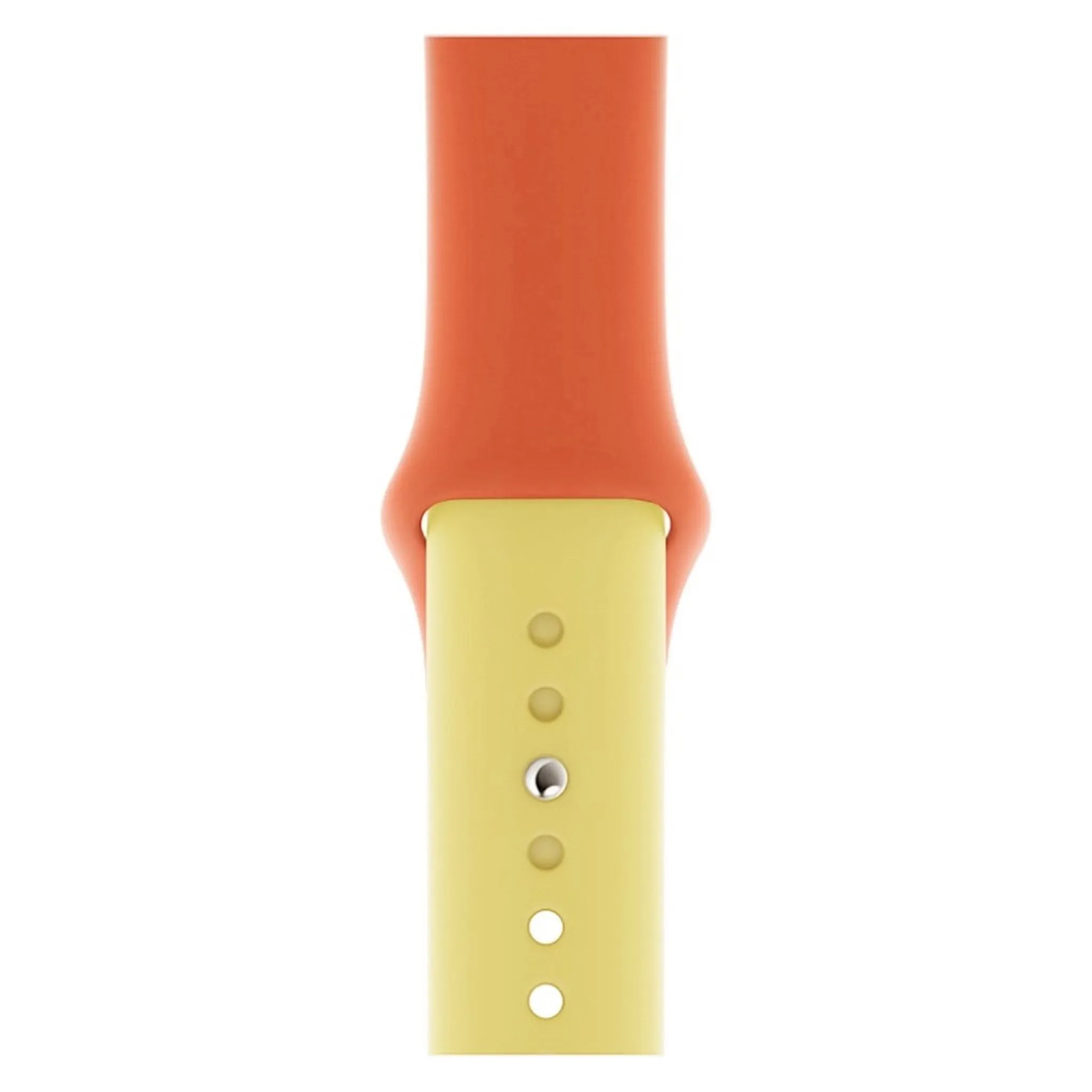 Apple Watch Series 4 40mm contrast color watch band - Orange / Yellow