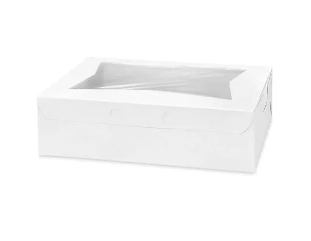 Bakery Box Window White 9x9x5