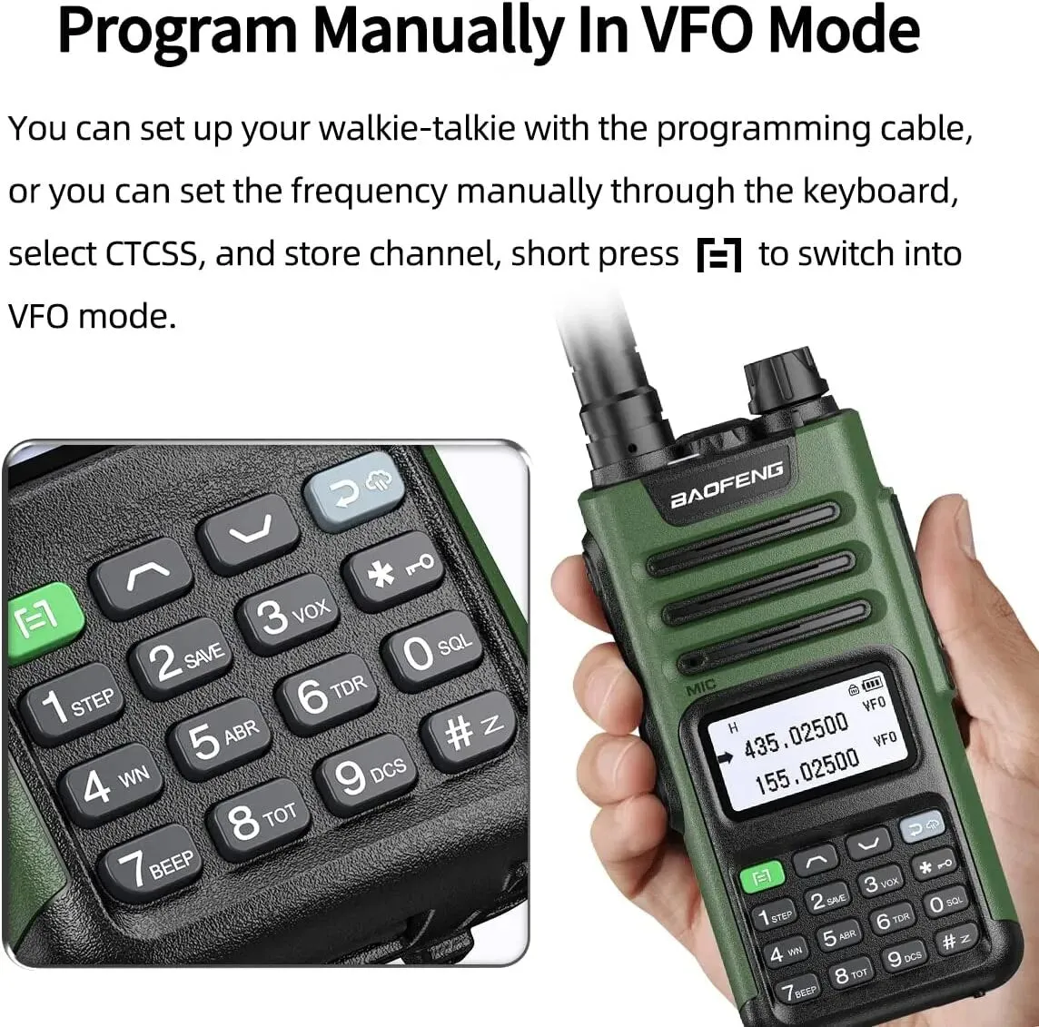 BaoFeng UV-13 PRO V1 V2 High Power Dual Band Walkie Talkie Type C Charger 16 KM Long Range UV13 Transceiver Ham Two Way Radio