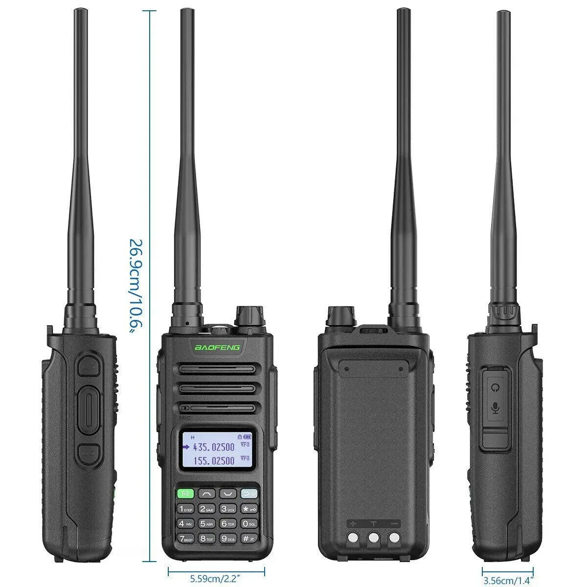 BaoFeng UV-13 PRO V1 V2 High Power Dual Band Walkie Talkie Type C Charger 16 KM Long Range UV13 Transceiver Ham Two Way Radio