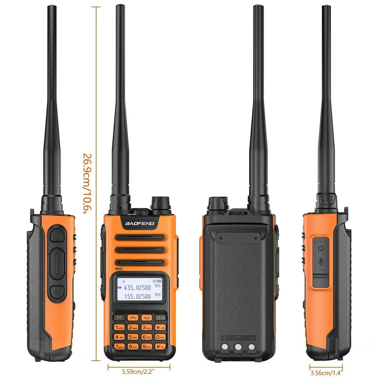 BaoFeng UV-13 PRO V1 V2 High Power Dual Band Walkie Talkie Type C Charger 16 KM Long Range UV13 Transceiver Ham Two Way Radio