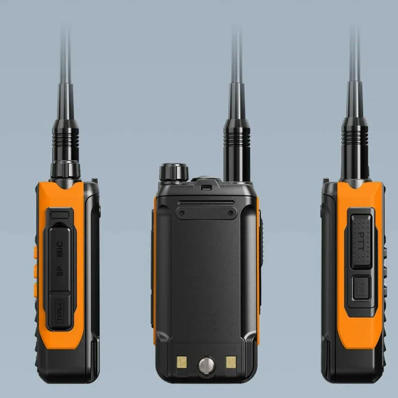 BaoFeng UV-16 Plus Walkie Talkie High Power USB C 10KM Long Range UV-16 Two Way Radio Dual Band Waterproof Transceiver FM Radio