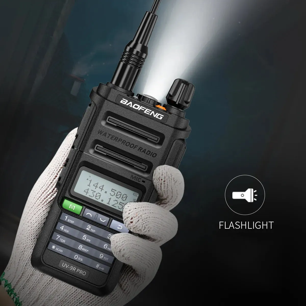 Baofeng UV-9R Pro IP68 Waterproof  Walkie Talkie Dual Band 16KM S22 Radio VHF UHF CB Ham Radio UV-9R Plus Portable Two Way Radio