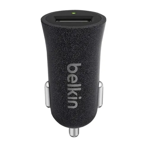 Belkin Premium MixIt Fast 2.4A 5W USB Car Charger - Black | F8M730BTBLK