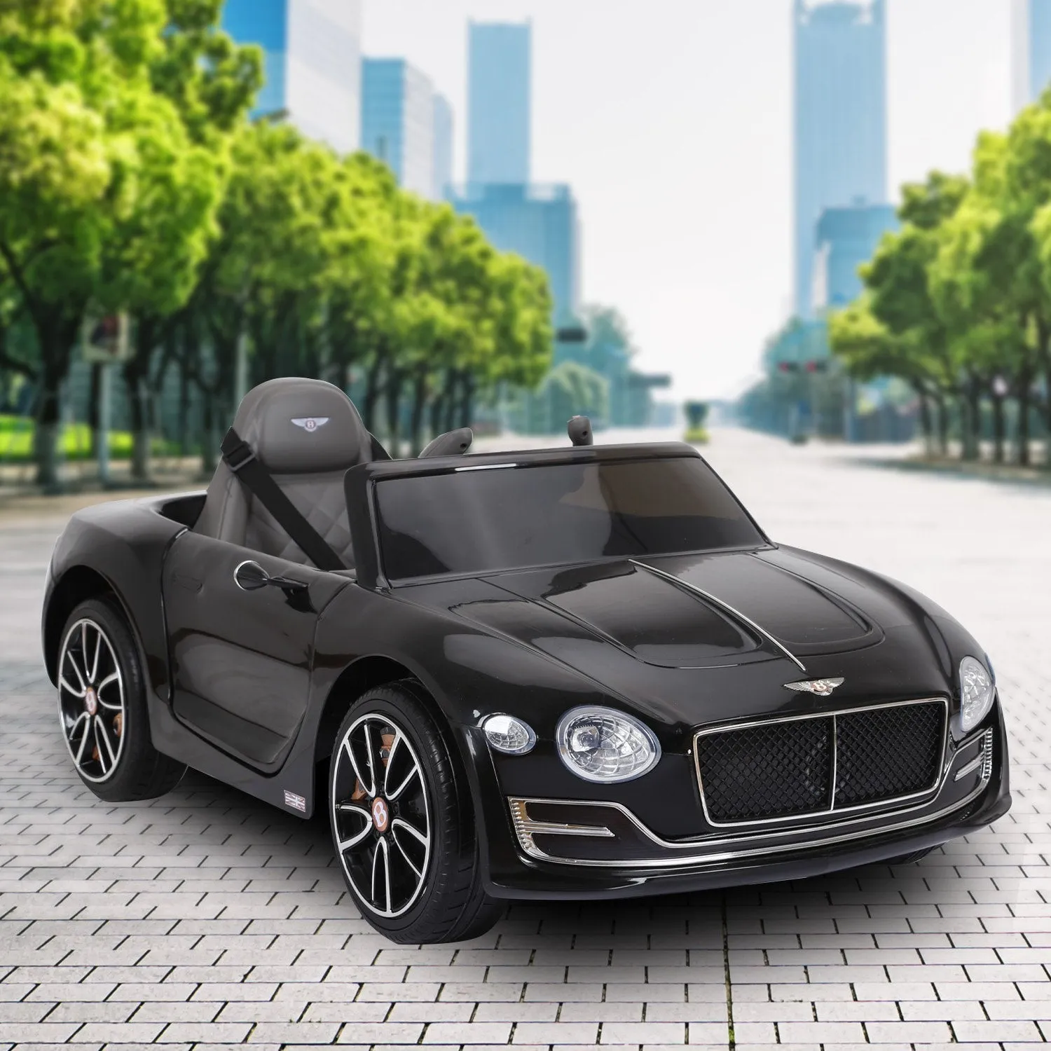 Bentley Exp 12 Licensed Speed 6E Electric Kids Ride on Car - Black