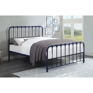 Bethany Blue Collection Queen Platform Bed