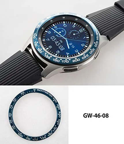 Bezel Styling for Galaxy Watch 46mm / Galaxy Gear S3 Frontier - GW-46-08 [Stainless Steel]