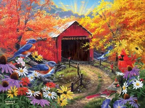 Bluebird Bridge, 300 pc Jigsaw Puzzle by Cra-z-Art