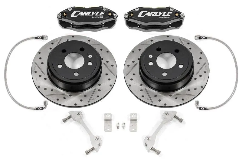 BMR 15" Front Brake Conversion Kit (Black Calipers): 300 / Challenger / Charger / Magnum 2005 - 2024