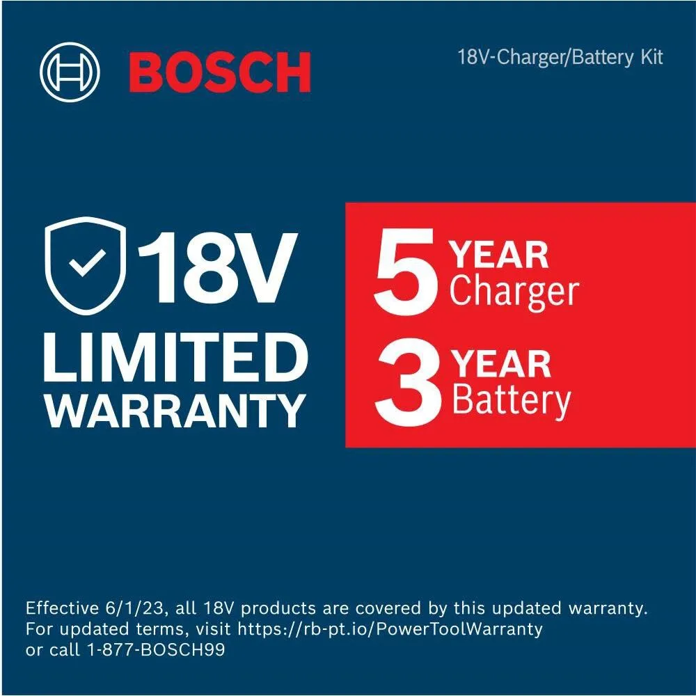 Bosch GXS18V-15N15 18V Starter Kit with (1) CORE18V 4 Ah Advanced Power Battery and 18V Standard Battery Charger