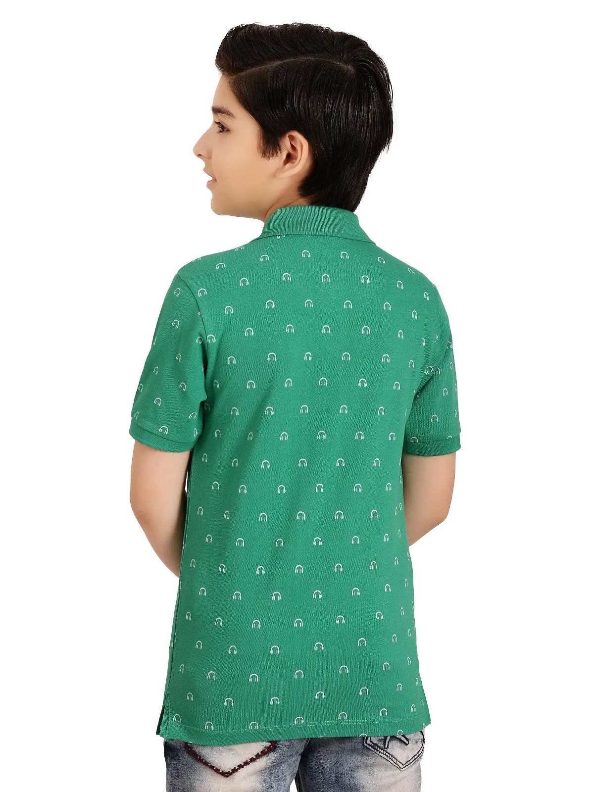 Boy's Green Polo Shirt - EBTPS20-007