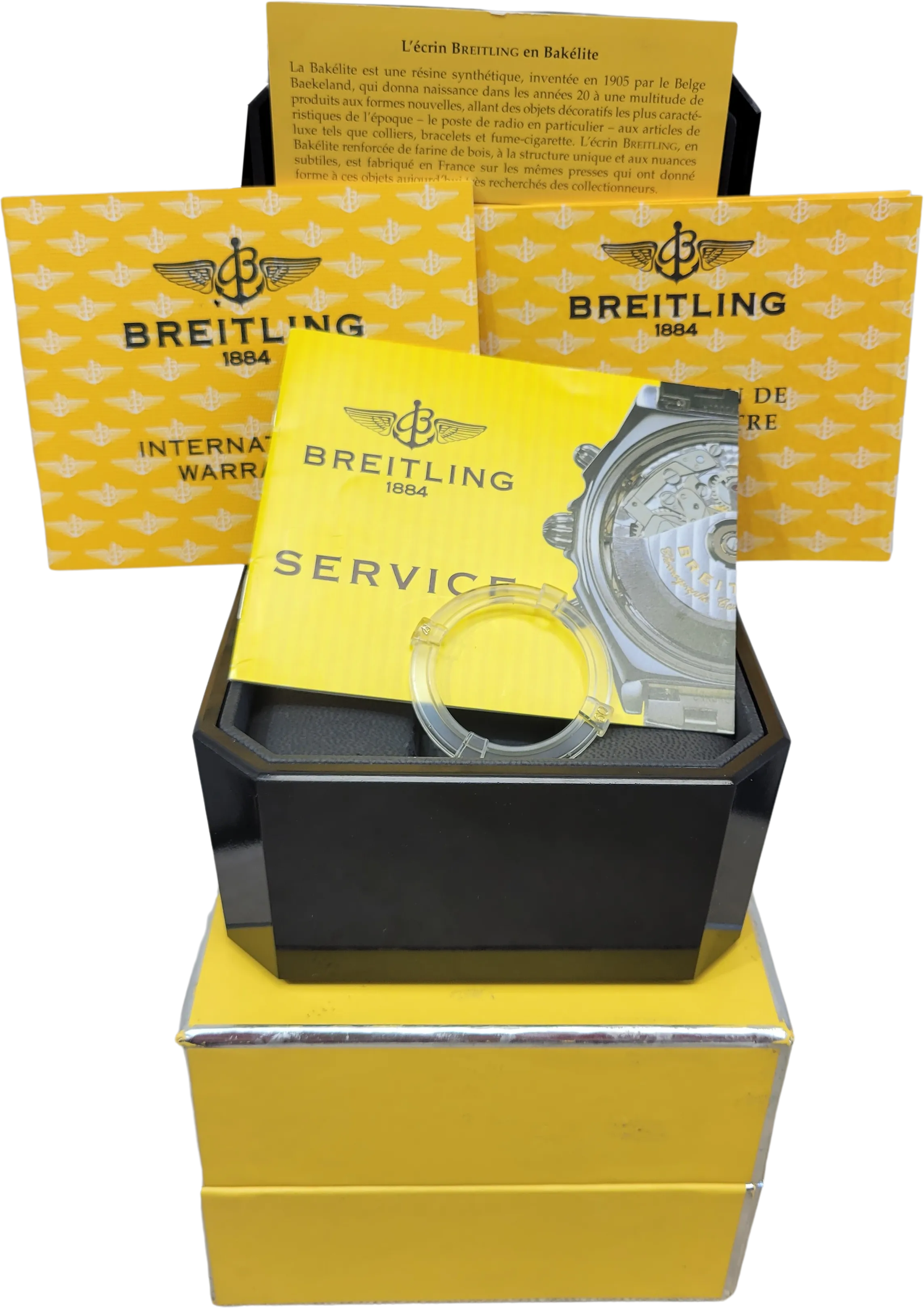 Breitling Aerospace Blue Titanium Quartz 40mm Watch E75362 BOX PAPERS FULL SET