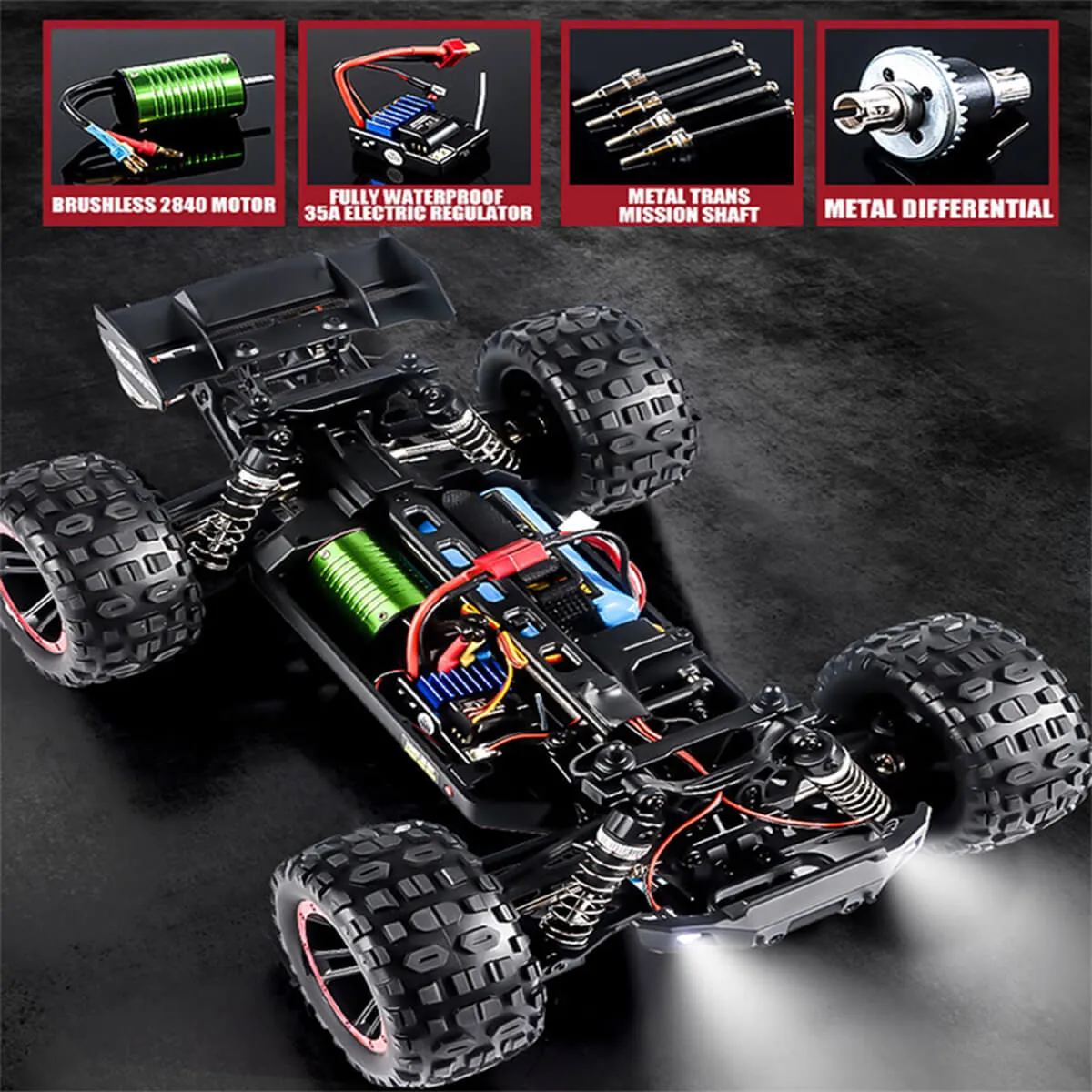 Brushless Fast RC Car Hobby-level RC Monster Truck Remote Control Racing Car