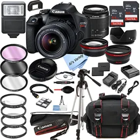 Canon EOS Rebel T7 DSLR Camera w/EF-S 18-55mm F/3.5-5.6 Zoom