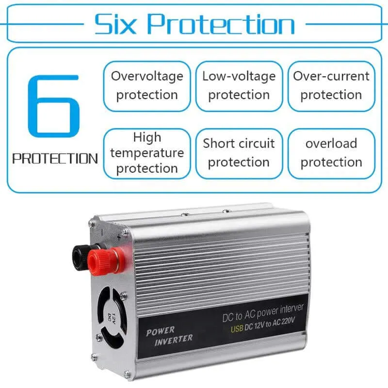 Car inverter 12V to 220V 500W