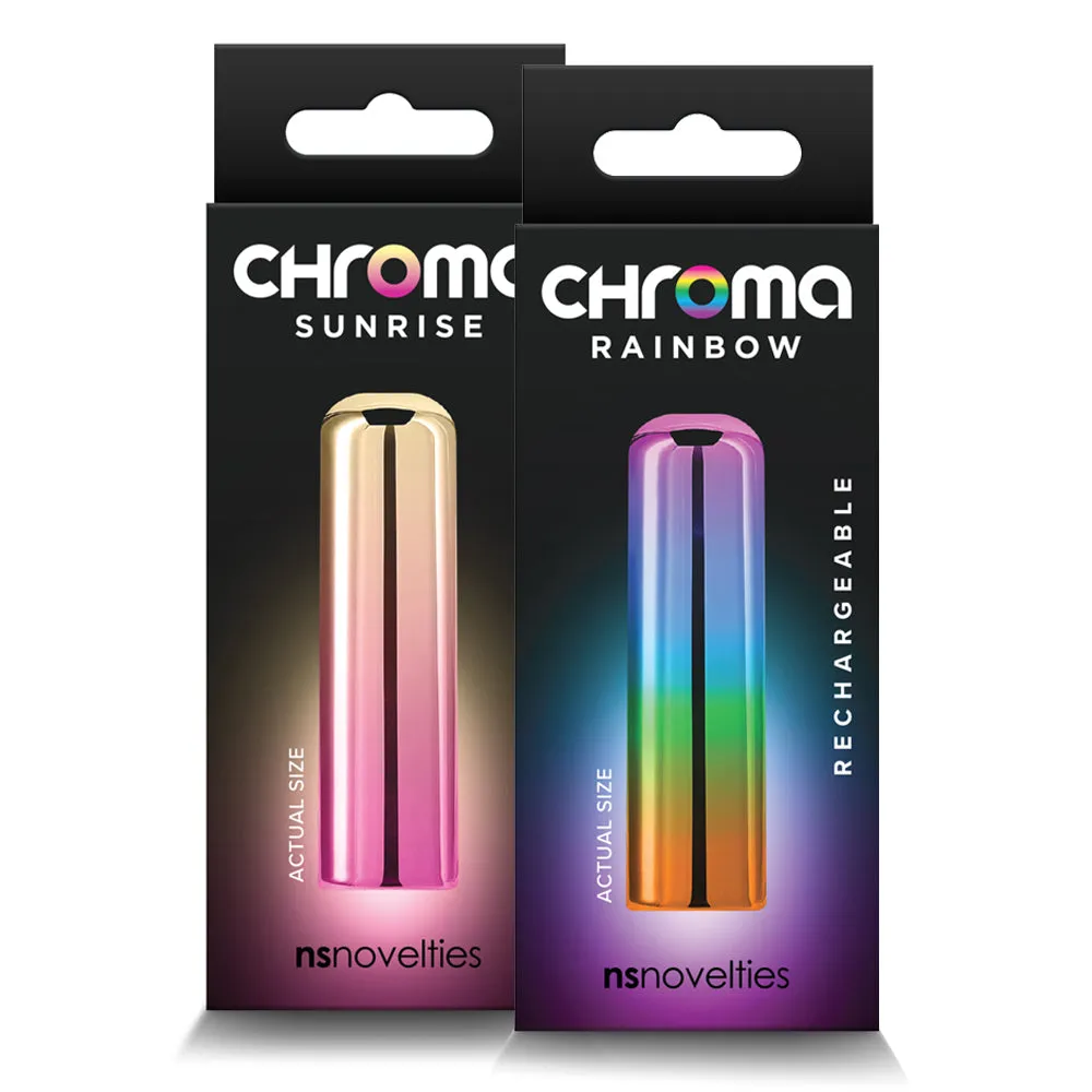 Chroma Rechargeable Metallic Bullet Vibrator - Small