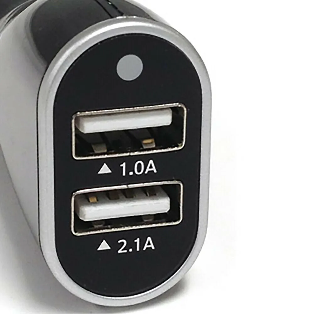 Cirago MFi Certified Dual USB Car Charger Kit & 30-Pin to USB Sync/Charge Cable