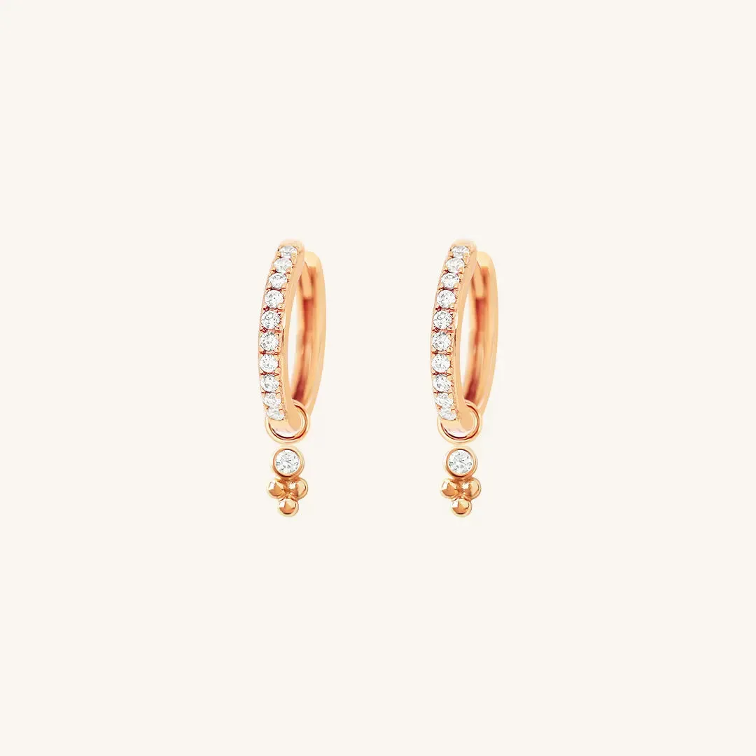 Clarity Crystal Hoops