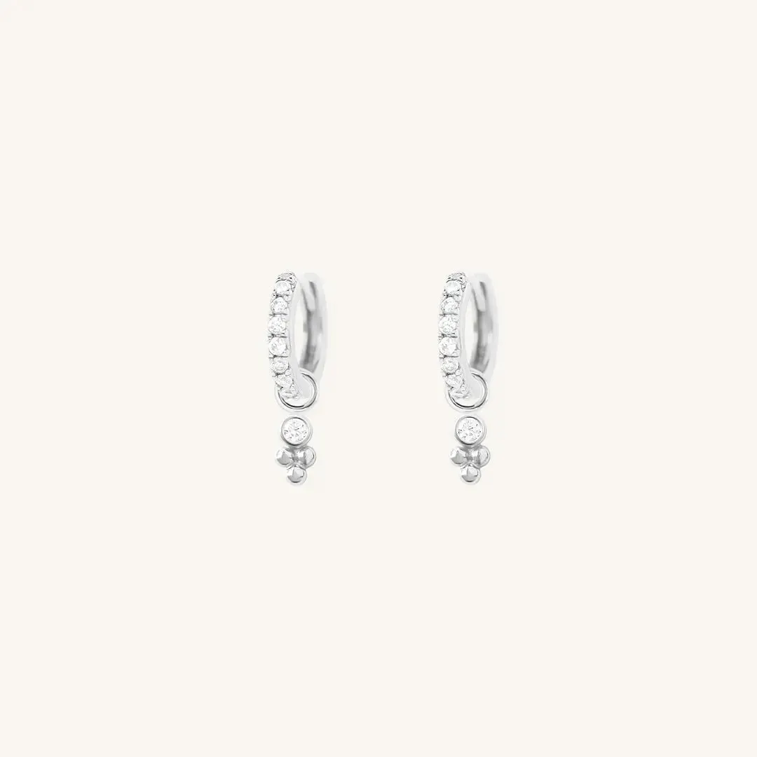 Clarity Crystal Hoops