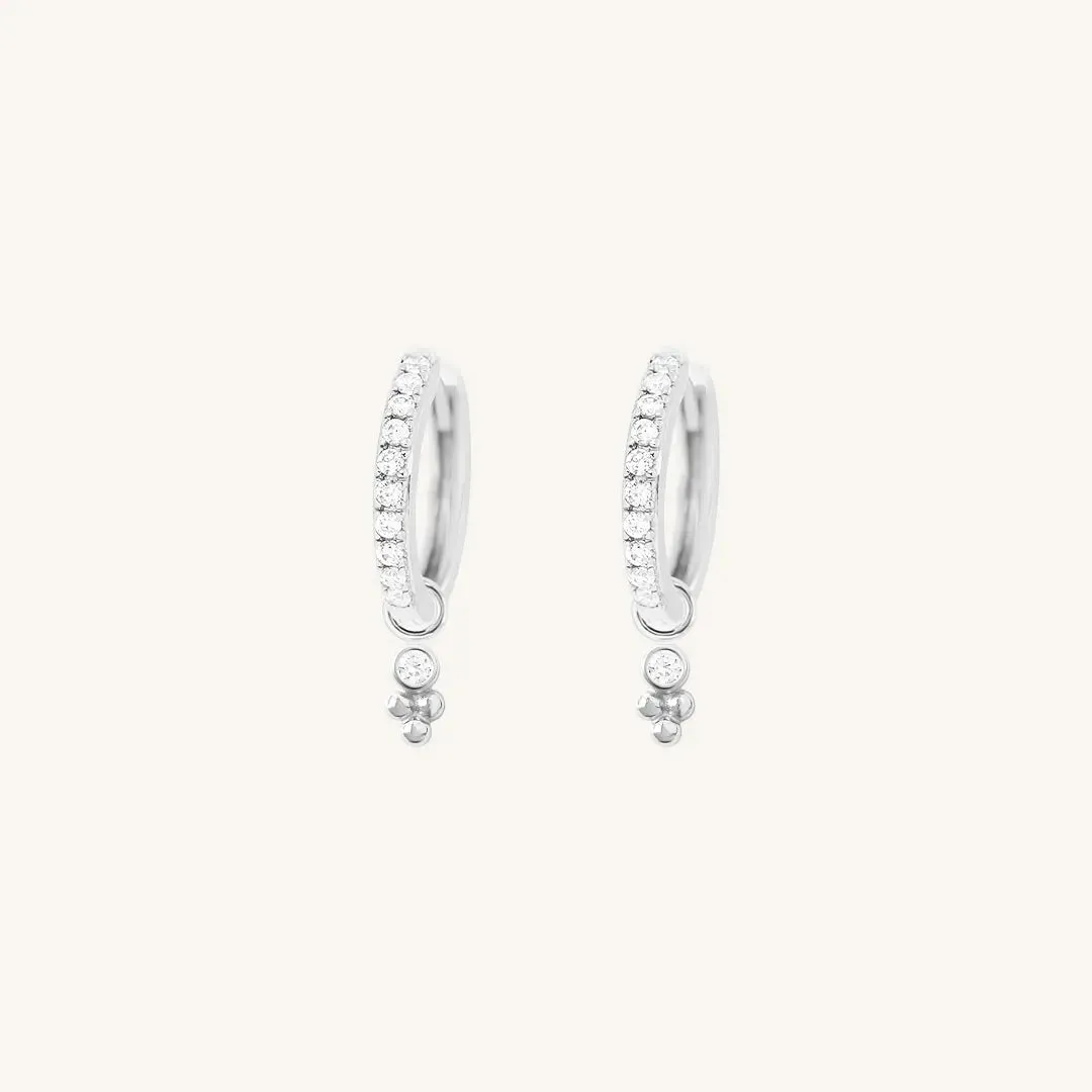 Clarity Crystal Hoops