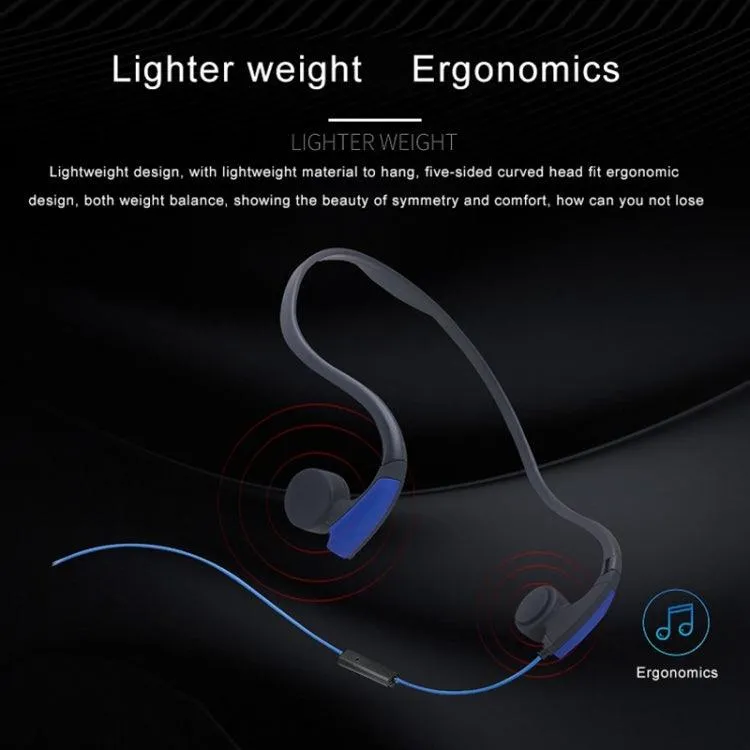 Comfort Fit Bone Conduction Sports Headphones with Voice Activation