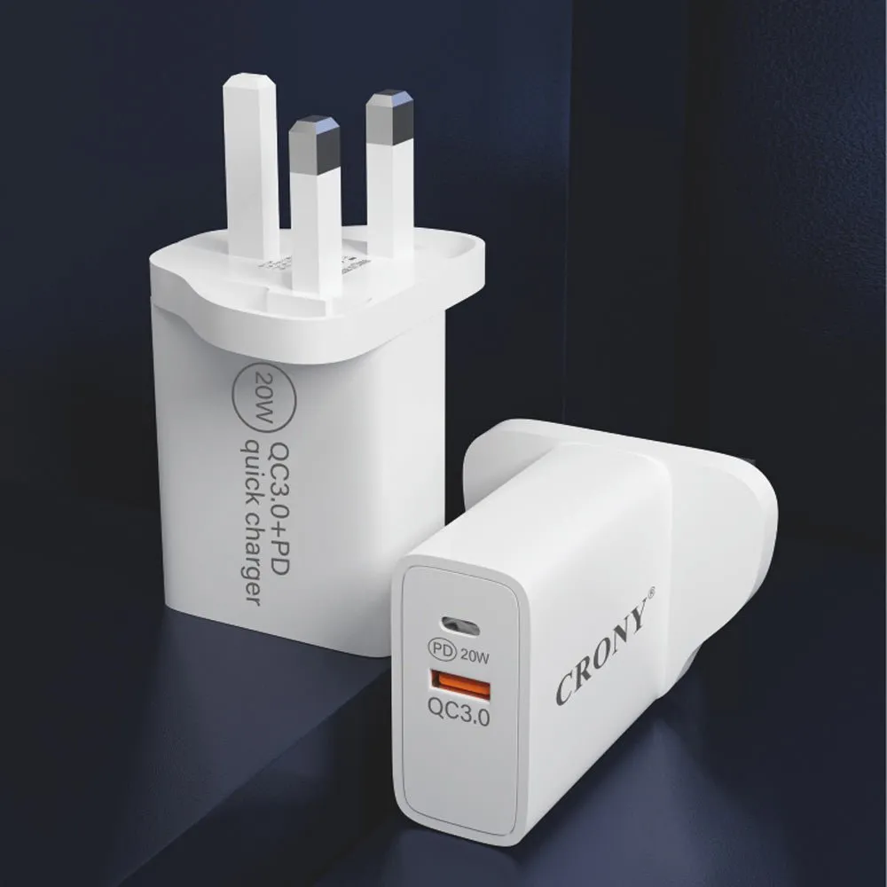 CRONY CR-004 PD20W QC3.0 Fast Charger